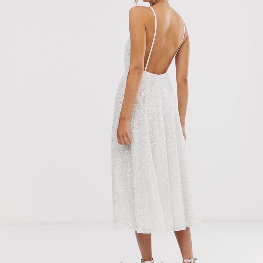 ASOS Eva embellished dress